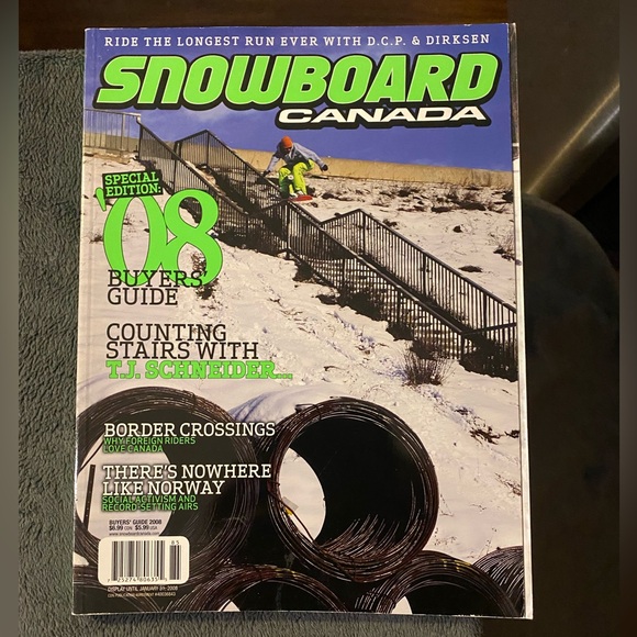😸Free with bundle😸 Snowboard Canada. January 2008 issue - Picture 1 of 4